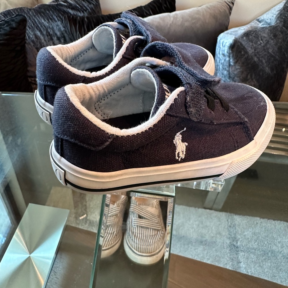 Polo toddler sneakers worn a few times